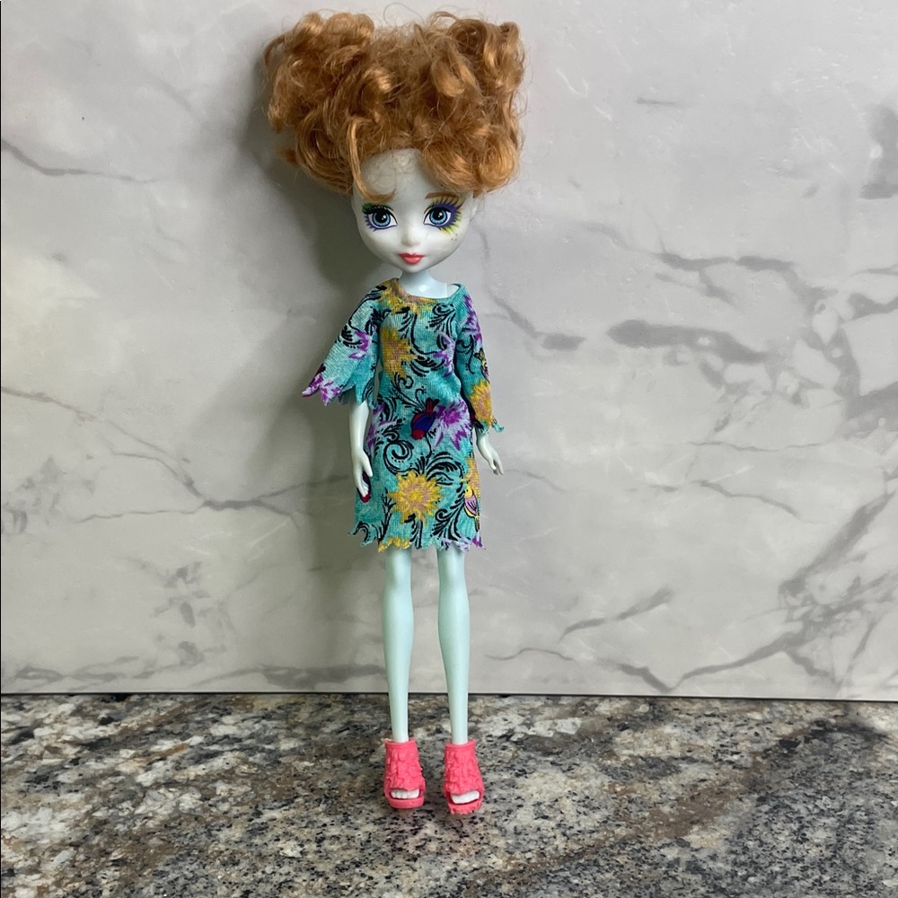 Colorful Doll with Pink Shoes